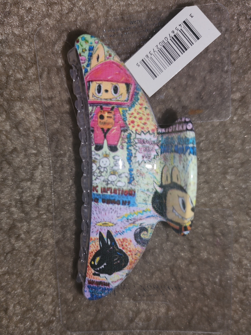 Labubu Hair Clip Pink Multi NWT $14